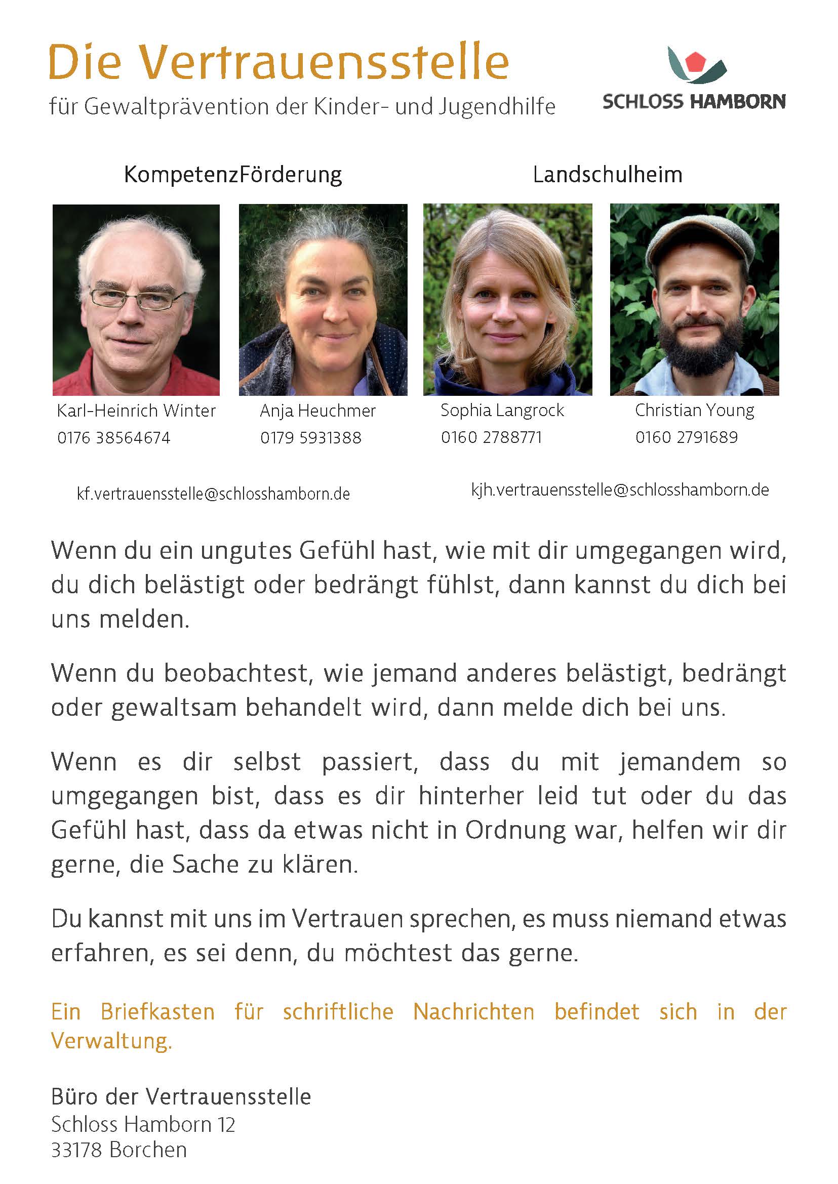 Vertrauensstelle Vertrauensstelle