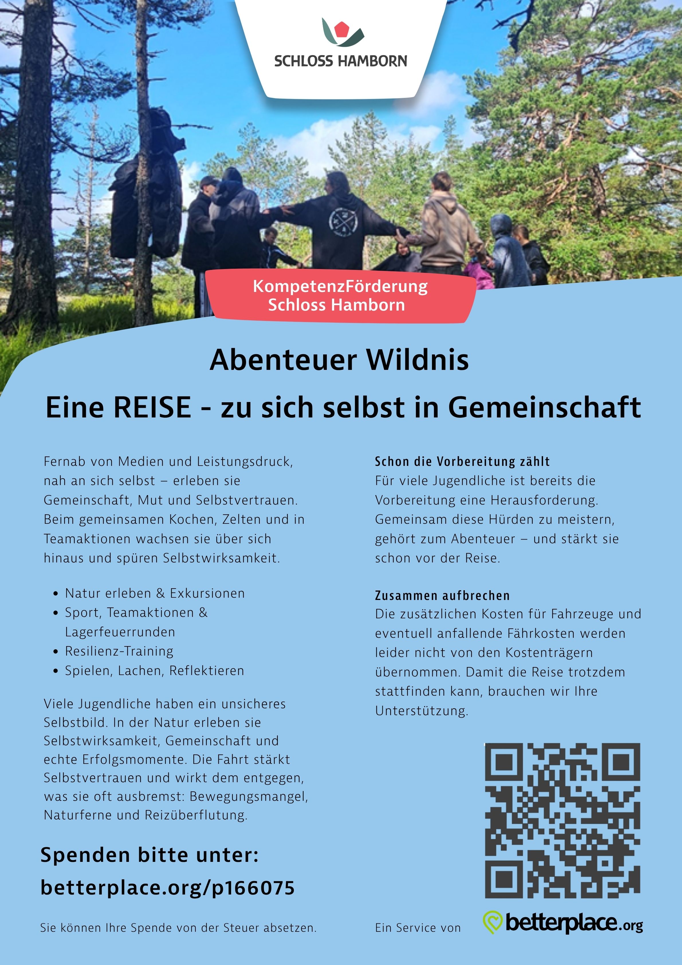 Flyer KomptenzFörderung AbenteuerWildnis
