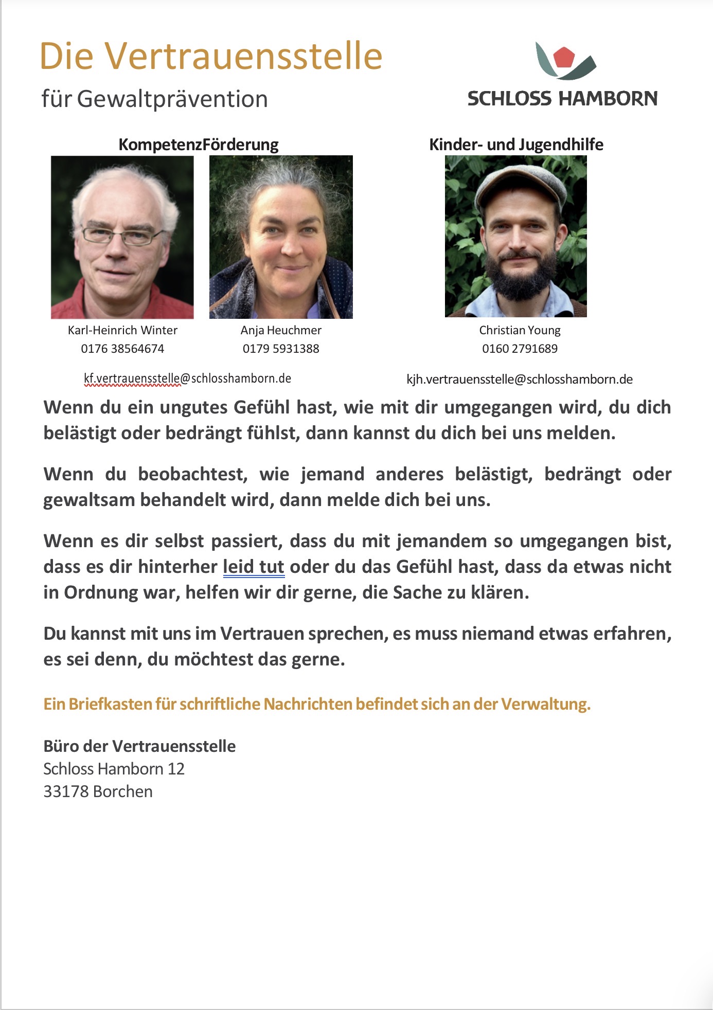 Die Vertrauensstelle