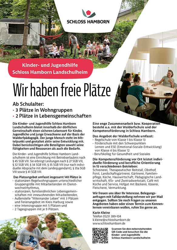 Freiplatzmeldung