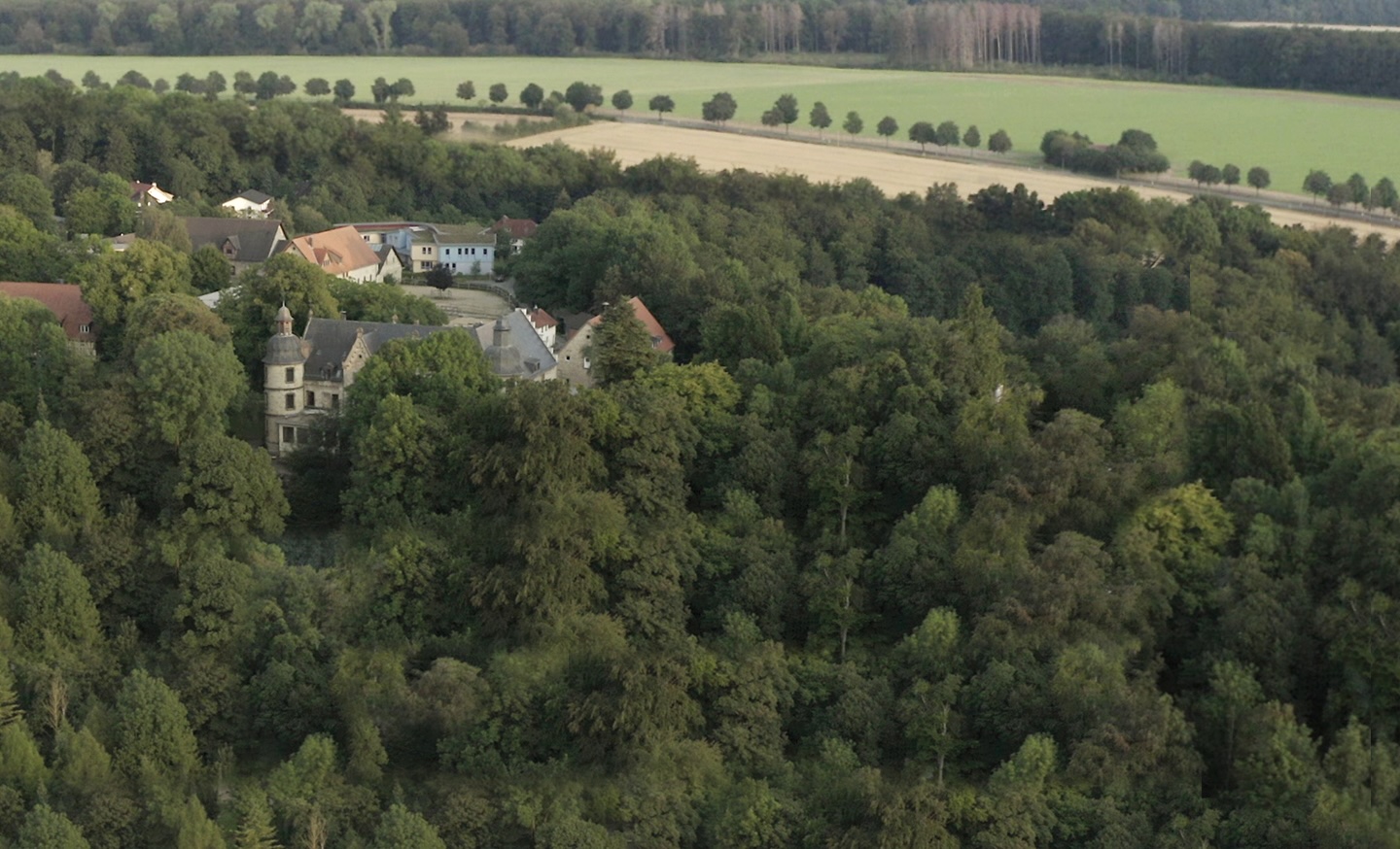 Luftbild Schloss Hamborn